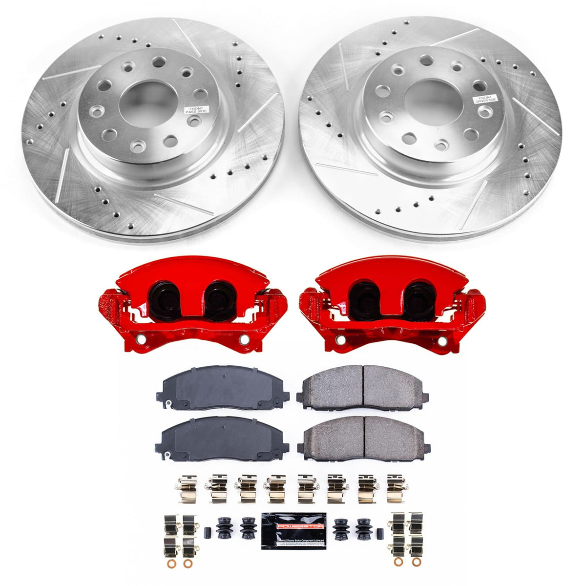 Power Stop 18-22 Jeep Wrangler Front Z23 Evolution Kit w/Calipers