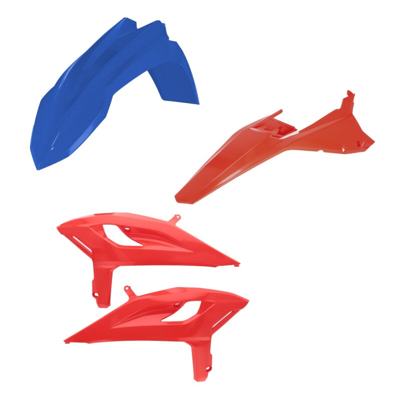 Acerbis 25+ Beta 125-300RR Race/RR X-Pro 2t/350-480RR Race 4t/RR X-Pro 4t Plastic Kit - Blue /Red