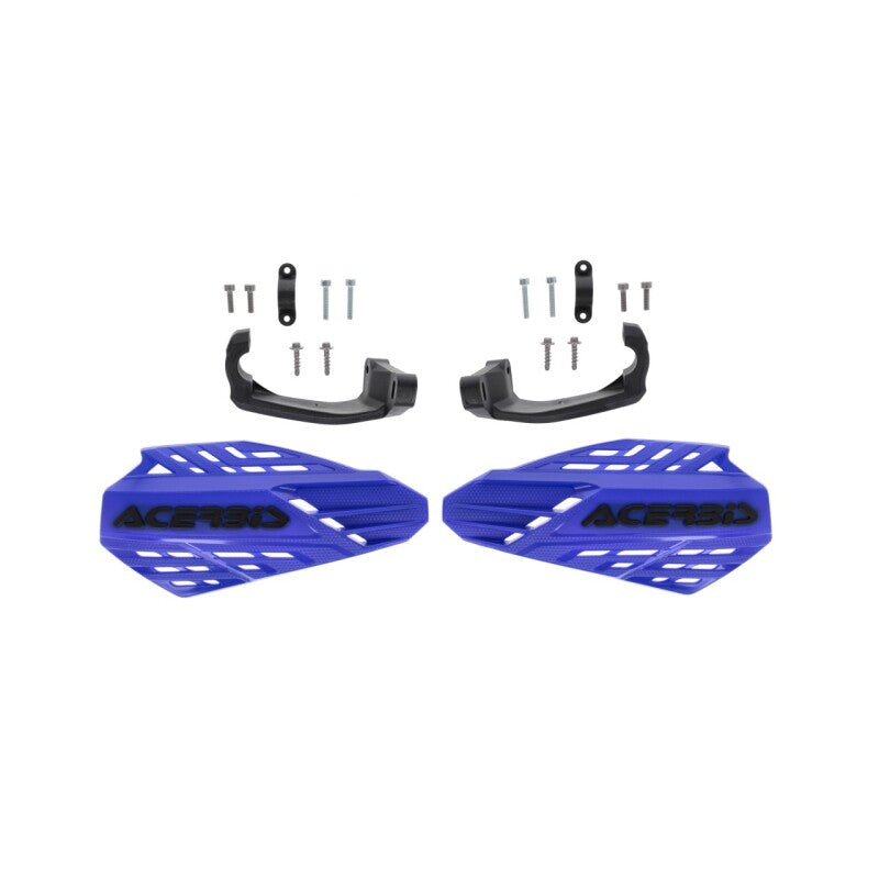 Acerbis Linear Vented Handguard - Blue/Black