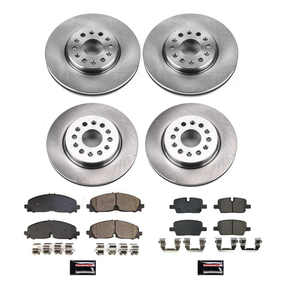 Power Stop 2021 GMC Acadia Front & Rear Autospecialty Brake Kit