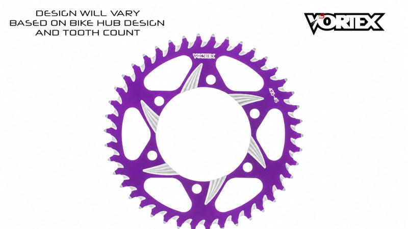 Vortex Racing 54 Tooth 520 Rear Sprocket - Purple