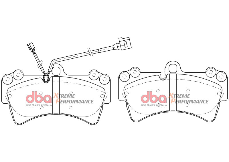DBA 02-10 Porsche Cayenne XP Performance Front Brake Pads