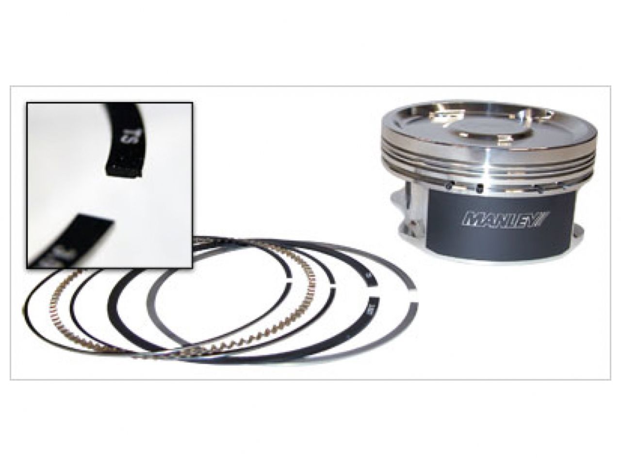 Manley 2004+ Subaru WRX STI 99.50mm STD Bore 1.2mm Double Tabbed Ring Pack