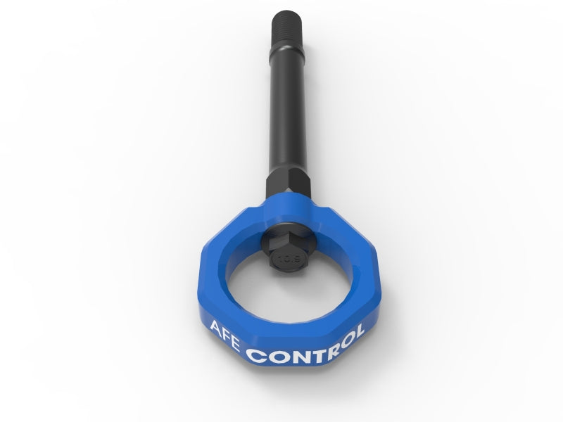 aFe CONTROL Front Tow Hook Chevrolet Corvette (C8) 20-25 V8-6.2L- Blue