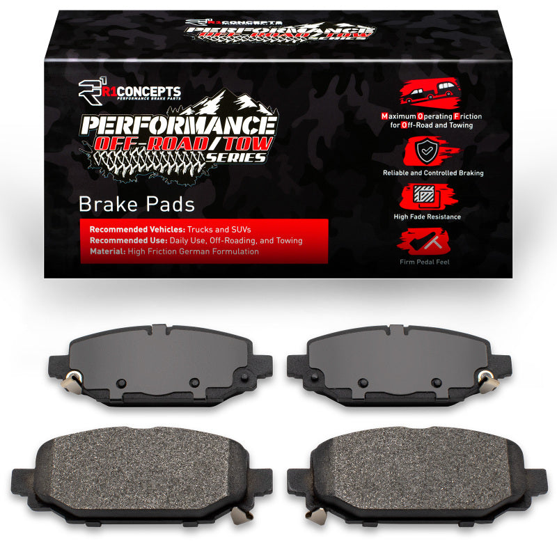 R1 18-25 Jeep Wrangler Rear Off-Road/Tow Brake Pads