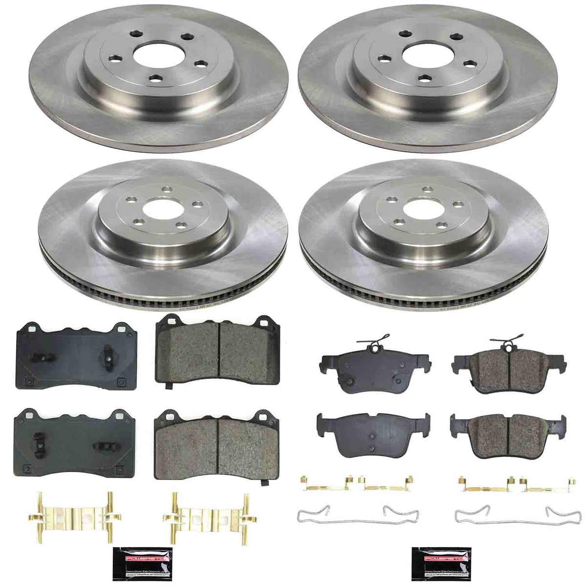 Power Stop 21-24 Ford Mustang Mach-E Front and Rear Autospecialty Brake Kit