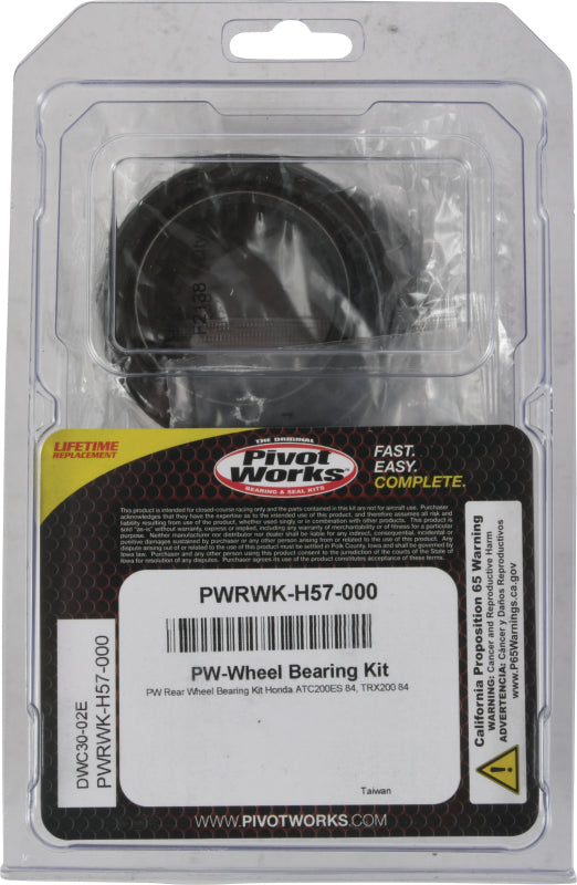 Pivot Works 1984 Honda ATC200ES Rear Wheel Bearing Kit