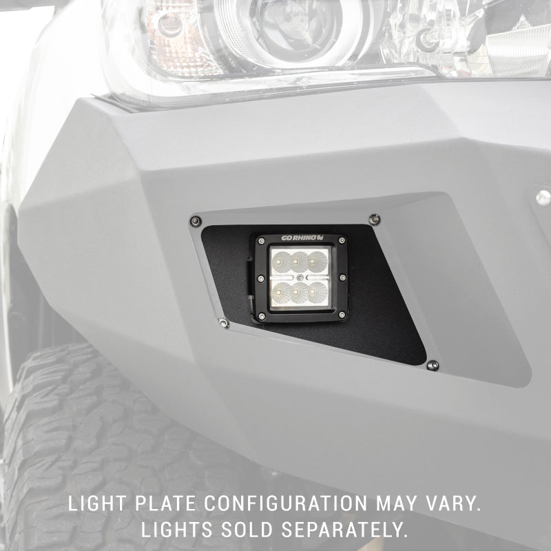 Go Rhino BR5.5/BR6/BR10.5/BR11 Light Plates (Use w/751002 Lights)