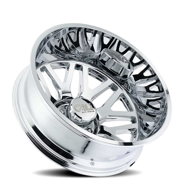 Cali Off-Road 9115D Invader Dually 24x8.25 / 8x200 BP / -232mm Offset / 142mm Hub Chrome Wheel