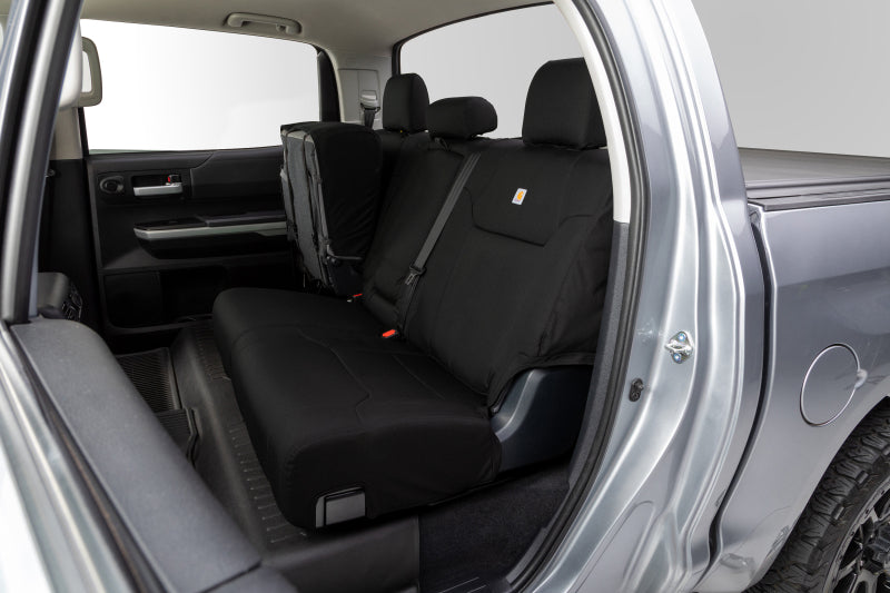 Covercraft 22-24 Toyota Tundra Carhartt Super Dux PrecisionFit Custom Front Row Seat Covers - Black