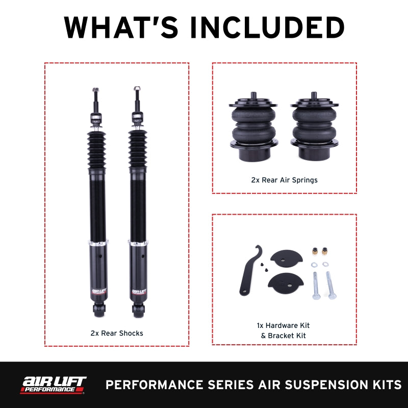Air Lift Performance 09-16 Audi A4 Quattro & FWD S4/RS4 Rear Air Suspension Kit