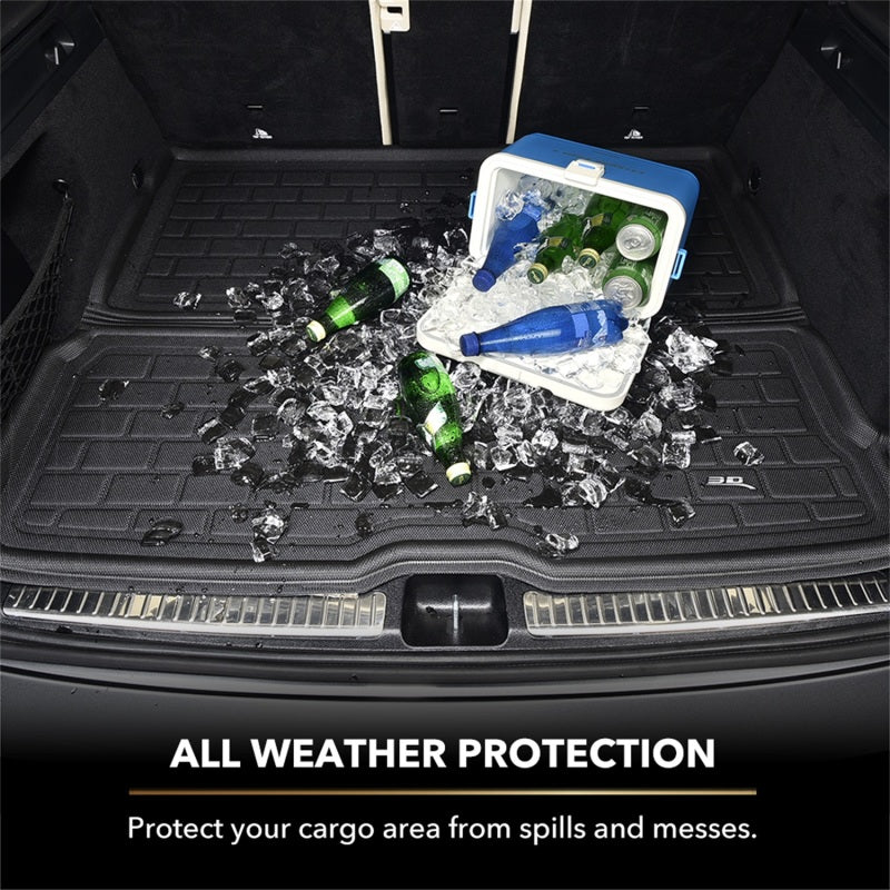3D MAXpider 18-24 Jeep Wrangler Unlimited (Jl) W/ Sub No Flat Floor Cross Fold Kagu Blk Cargo Liner