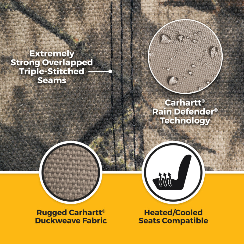 Covercraft 24-25 Toyota Tacoma Carhartt SeatSaver Custom Seat Cover - Mossy Oak Breakup