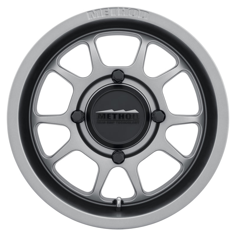 Method MR409 Bead Grip 14x7 / 4+3/13mm Offset / 4x136 / 106.25mm CB Steel Grey