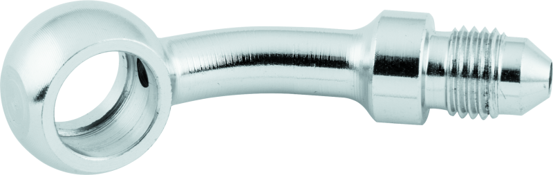 Twin Power Stainless Brake Fitting 7/16 Inch X AN3 35 Degree Banjo Adaptor