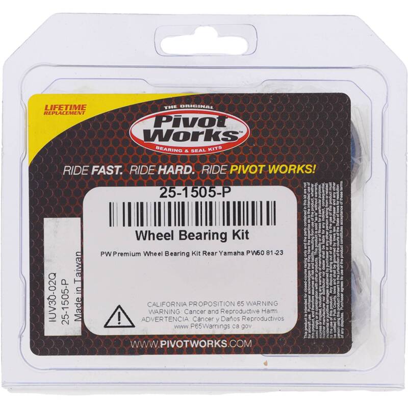 Pivot Works Yamaha Wheel Bearing Kit Premium Bearings
