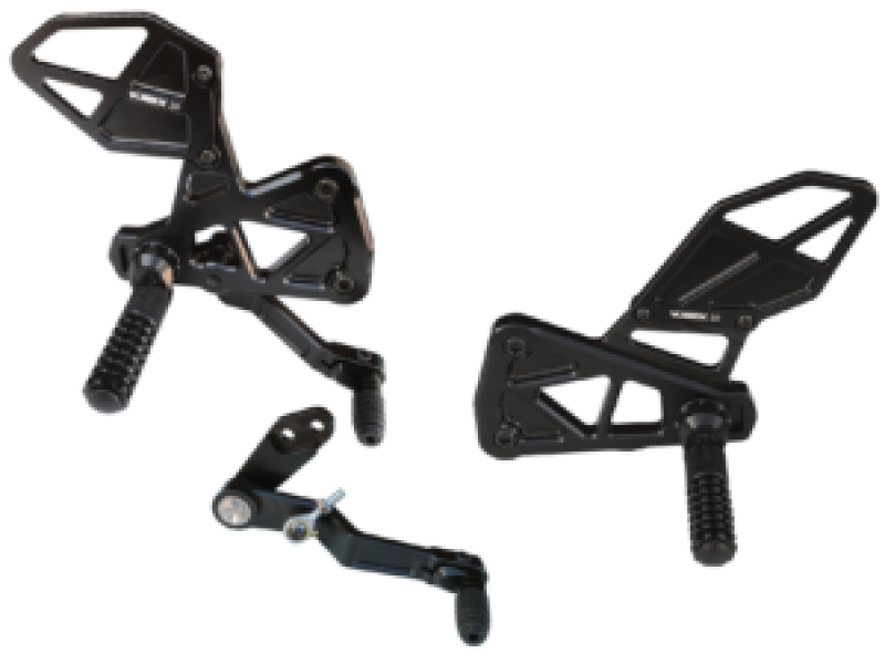 Vortex Racing Rearsets Replacement Rear Set- Black