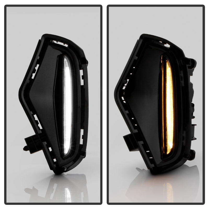 Spyder 19-21 Toyota RAV4 OEM Full LED Fog Light w/ Switch - Clear (FL-TRAV419-LED-C)