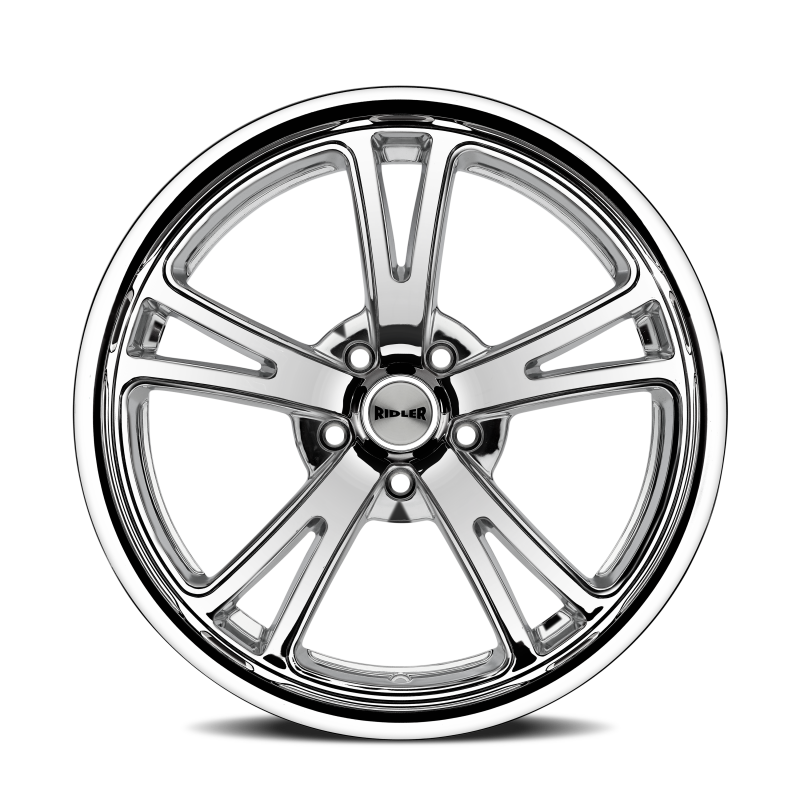 Ridler 606 17x7 / 5x120.65 BP / 0mm Offset / 83.82mm Hub Chrome Wheel