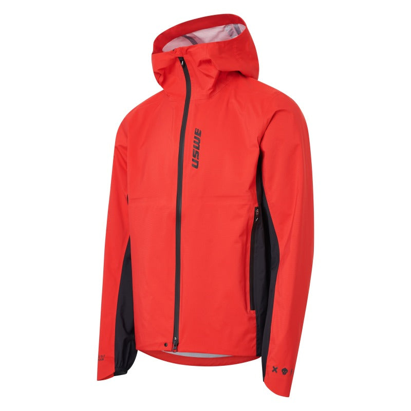 USWE Waterproof MTB Jacket Flame Red - Medium
