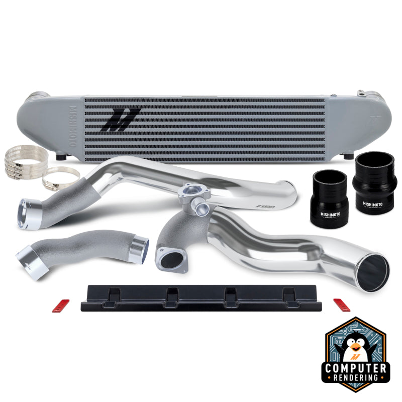 Mishimoto 2024+ Ford Mustang 2.3L EcoBoost Performance Intercooler Kit - Silver/Polished