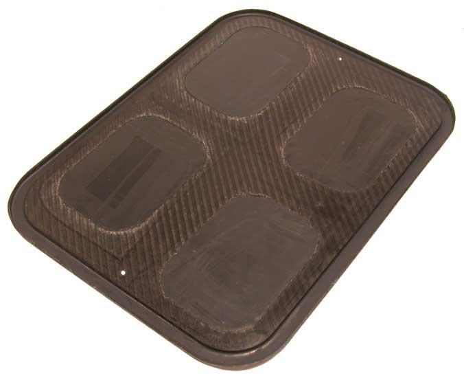 K&N Carbon Fiber Air Box Large Base Only