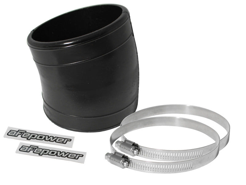 aFe Magnum FORCE Intake Coupling Kit (3-1/2 IN ID x 3 IN L x 15 Deg.) Elbow Coupler - Black
