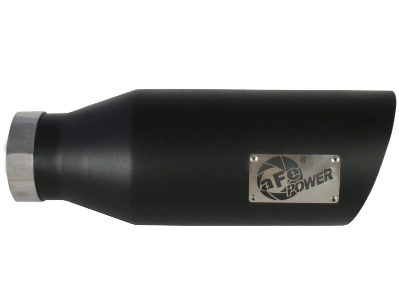 aFe MACH Force-Xp Universal Exhaust Tip 4 IN Inlet x 7 IN Outlet x 18 IN L