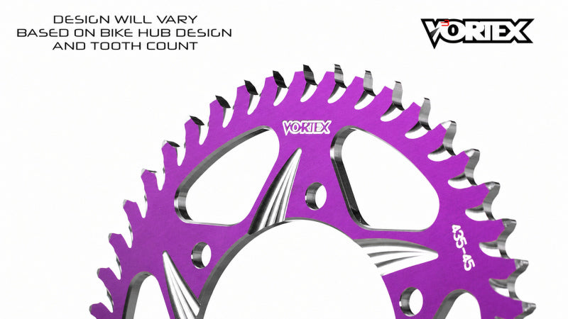 Vortex Racing 54 Tooth 520 Rear Sprocket - Purple