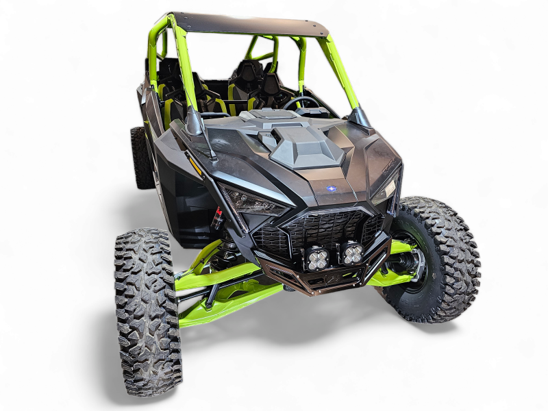 Elektric Offroad 2022-2025 Polaris Rzr Pro R/ Pro S/Turbo R Billet Front Winch Bumper Anodized Black