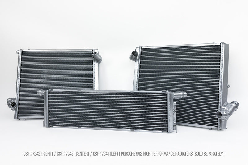 CSF 2019+ 992.1/992.2 Porsche 911(3.0LT Base/T/S/4/4S/GTS/4 GTS) High Perf Center Aluminum Radiator