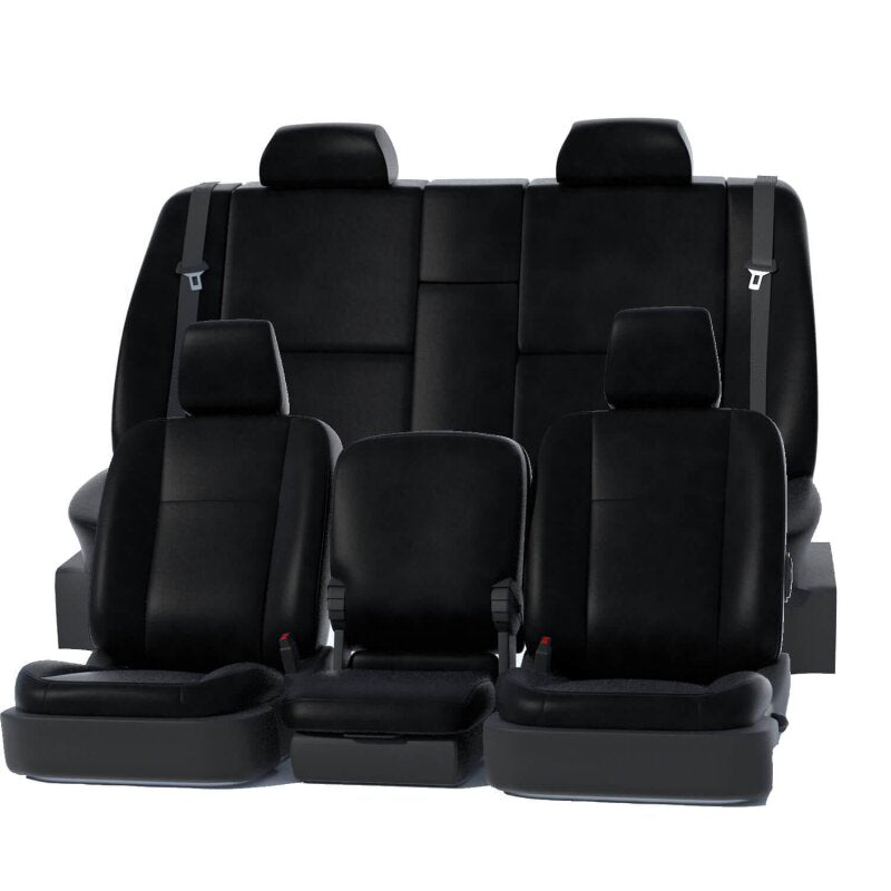 Covercraft 24-25 Ford F250-F550 King Ranch Leatherette PrecisionFit Custom Front Seat Covers - Black