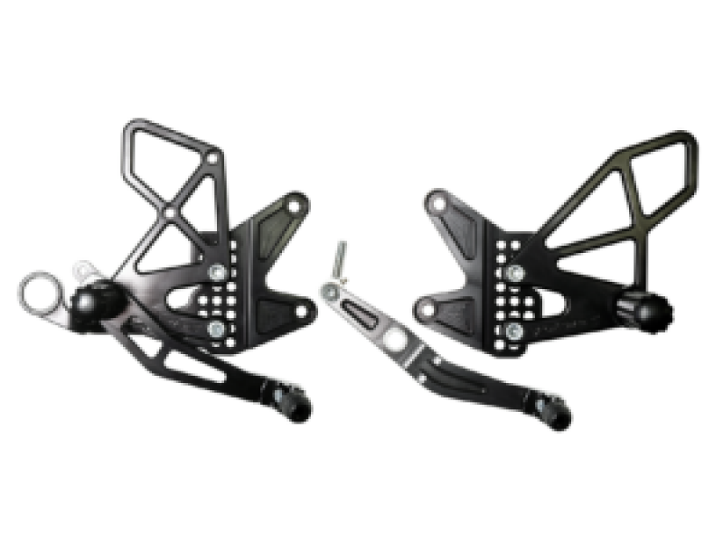 Vortex Racing 06-16 Yamaha YZF-R6 Rear Set- Black