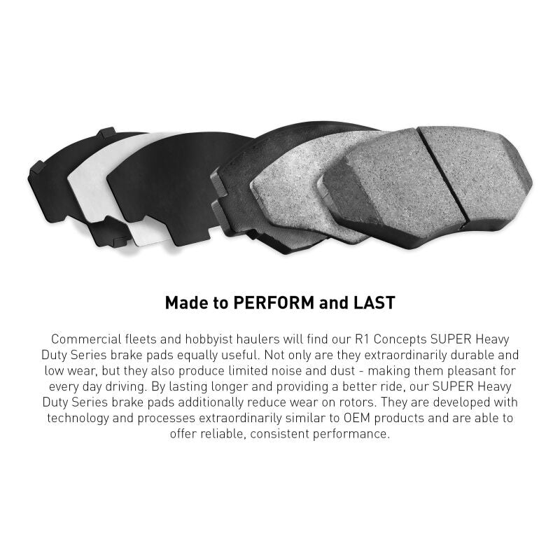 R1 04-08 Isuzu I-370 Front Super Duty Brake Pads