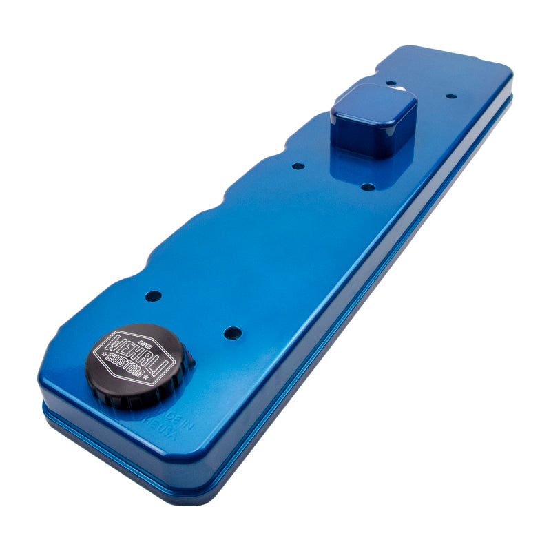 Wehrli 06-18 Cummins WCFab X D&J Precision Billet Valve Cover - Blueberry Frost