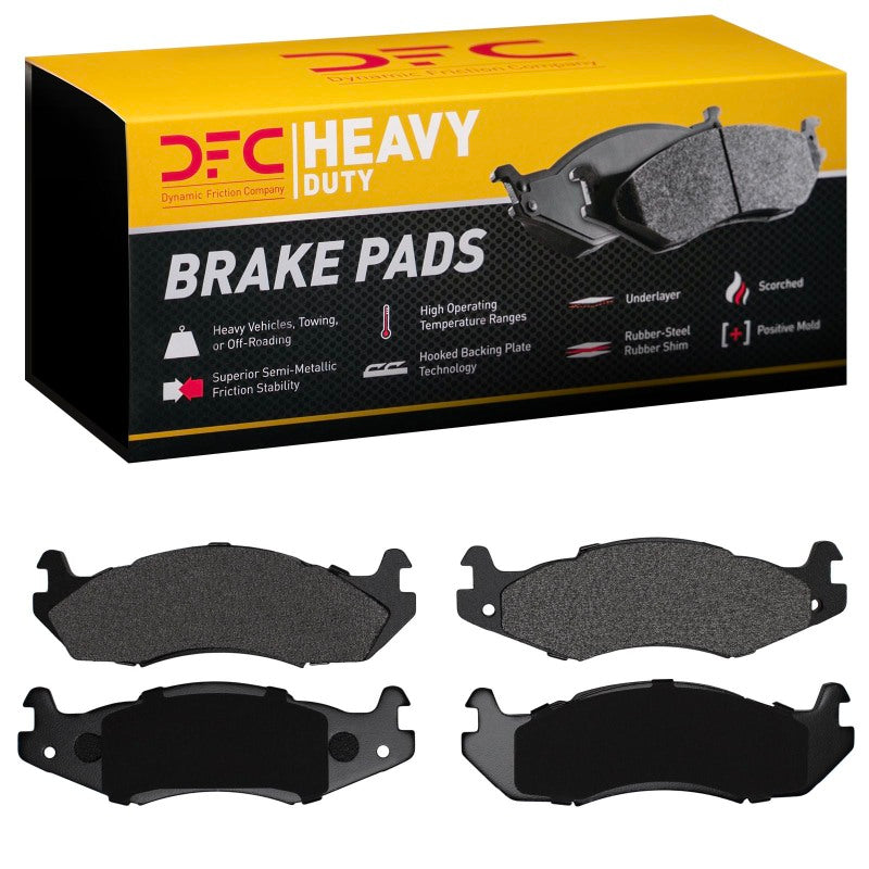 DFC 82-92 Jeep Wrangler Front Semi Metallic Heavy Duty Brake Pads