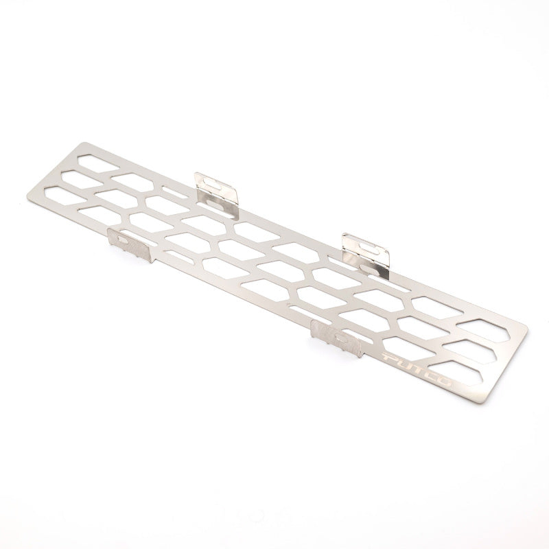 Putco 23-24 Ford F250/F350 Super Duty Hex Shield Design Bumper Grille Inserts - Polished SS