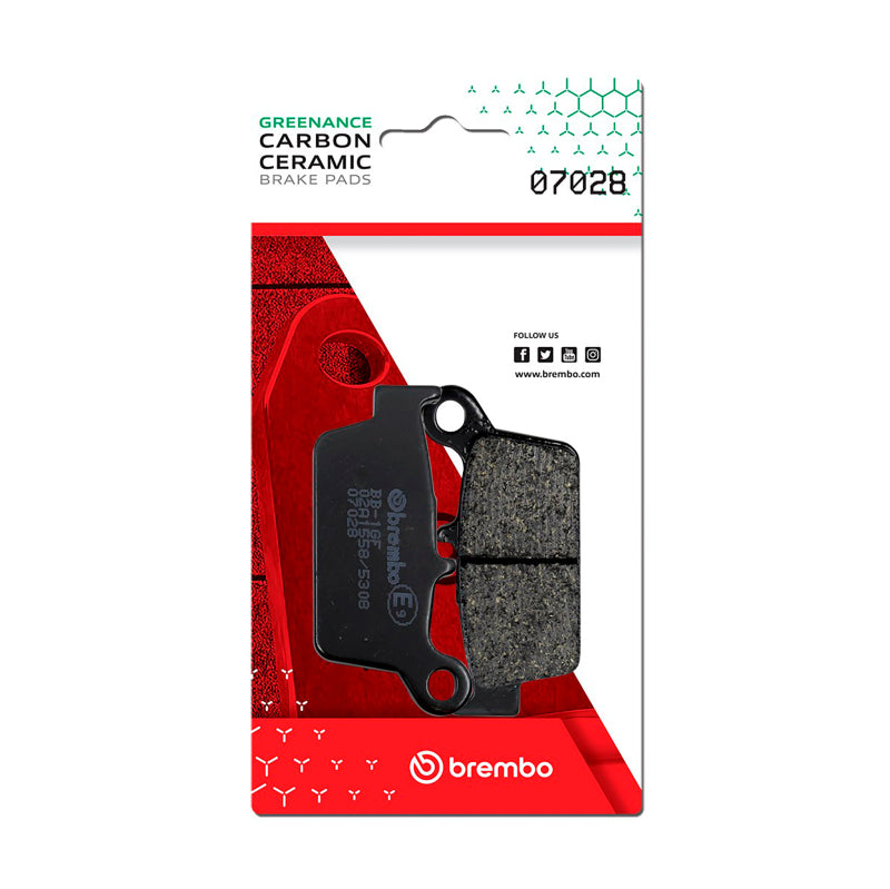 Brembo OE Honda Srx/Kymco Cobra Carbon Ceramic Brake Pad - Front