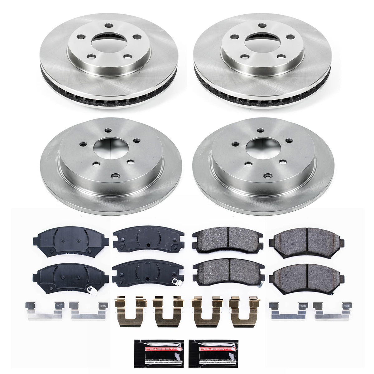 Power Stop 02-04 Oldsmobile Silhouette Front and Rear Autospecialty Brake Kit
