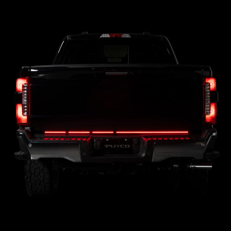 Putco 2021+ Ford F150 w/Factory LED Taillamps & OBS 60in Freedom Blade LED Tailgate Light Bar