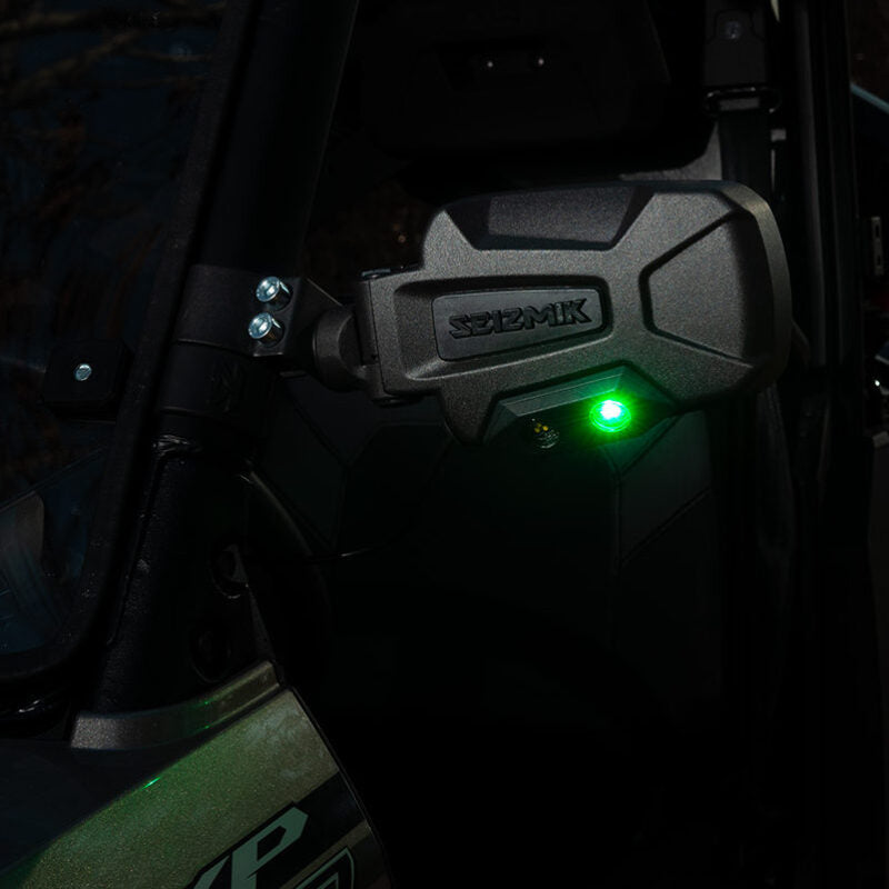 Seizmik 13+ Can Am/ Polaris Pursuit Night Vision LED Sideview Mirror - Pro-fit Clamp Pair