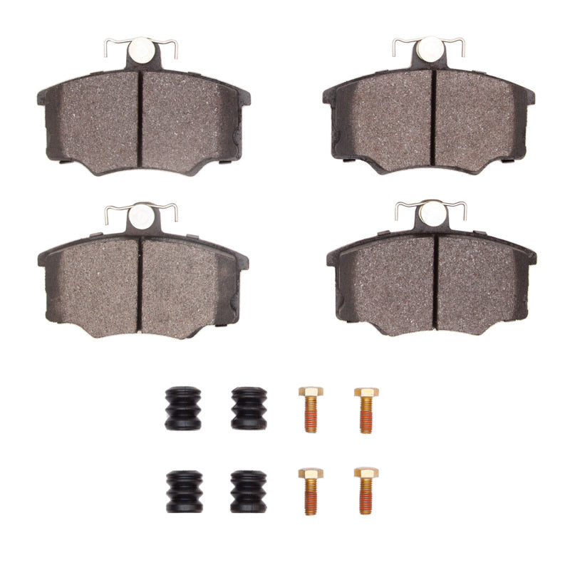 R1 77-87 Volkswagen Dasher Front Semi Met Brake Pads & Hardware Kit