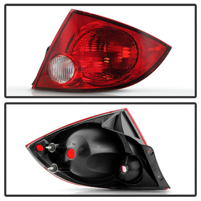 xTune 05-10 Chevy Cobalt Sedan OEM Style Tail Lights- OE Red Clear Set (ALT-JH-CCOB05-4D-OE-RC)