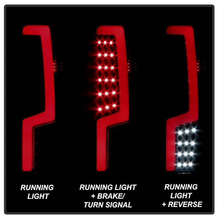 xTune 04-13 Chevy Colorado / 04-13 GMC LED Tail Lights - Black Smoke (ALT-ON-CCO04-LED-BSM)