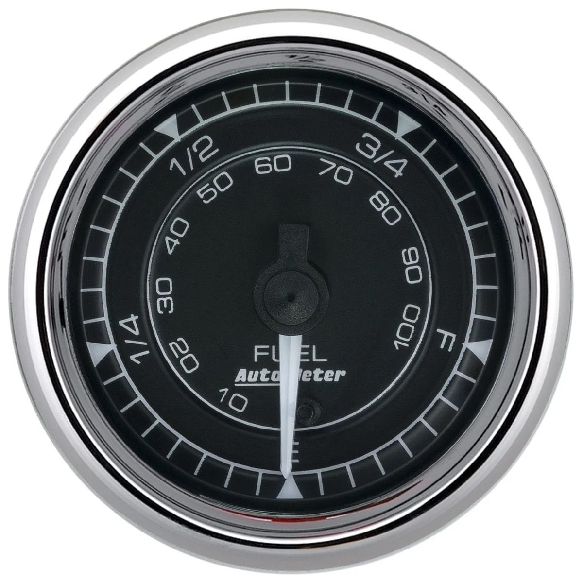 AutoMeter Chrono 2-1/16in 0-280 Ohm Programmable Fuel Level Gauge - Chrome