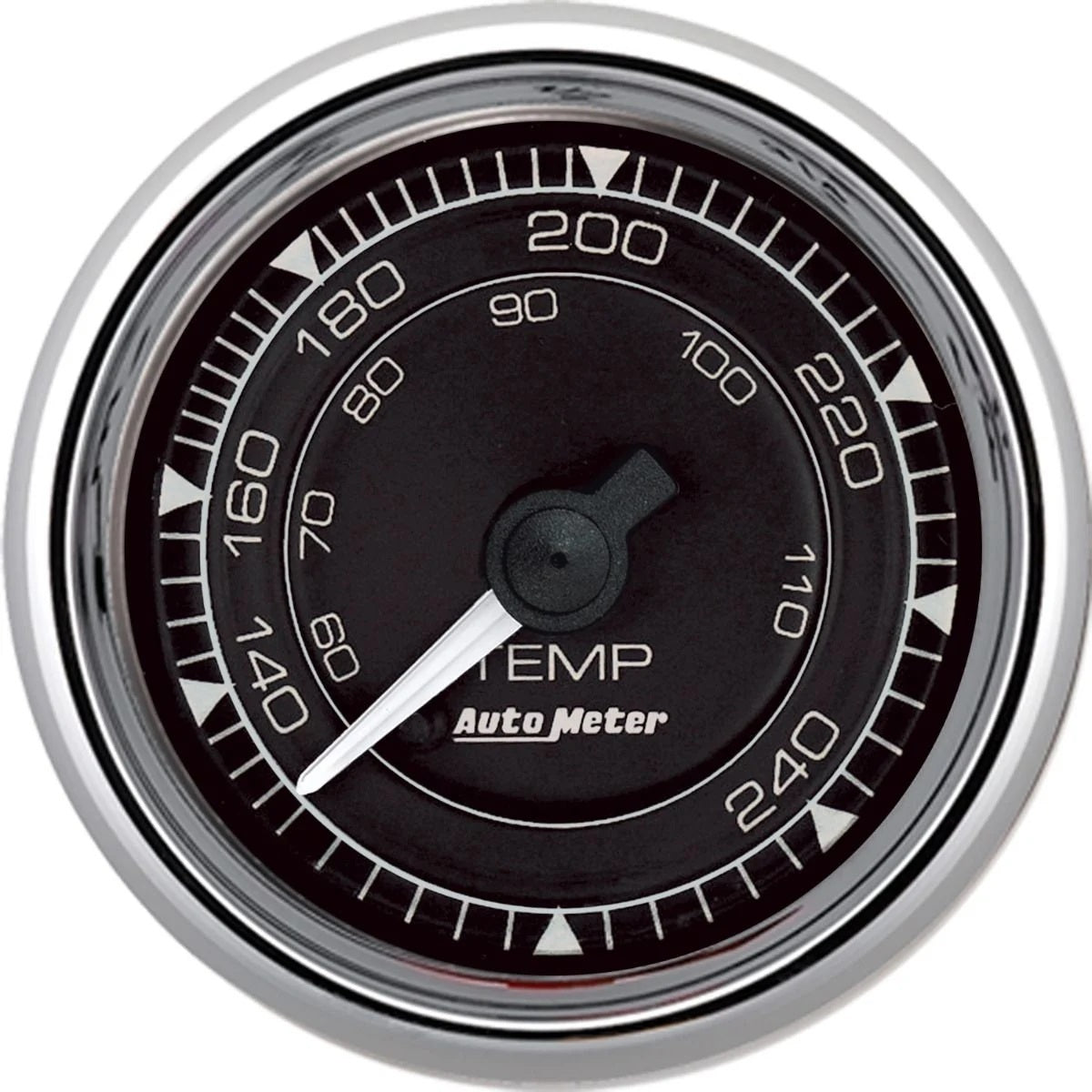 Autometer Chrono 2-1/16in 240 Degree Temperature Mechanical Gauge - Chrome