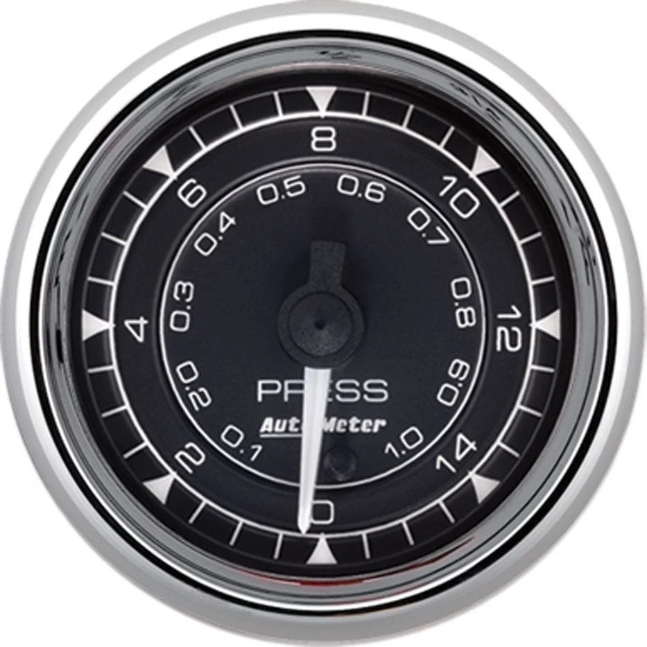 Autometer Chrono 2-1/16in 15PSI Digital Stepper Motor Pressure Gauge - Chrome