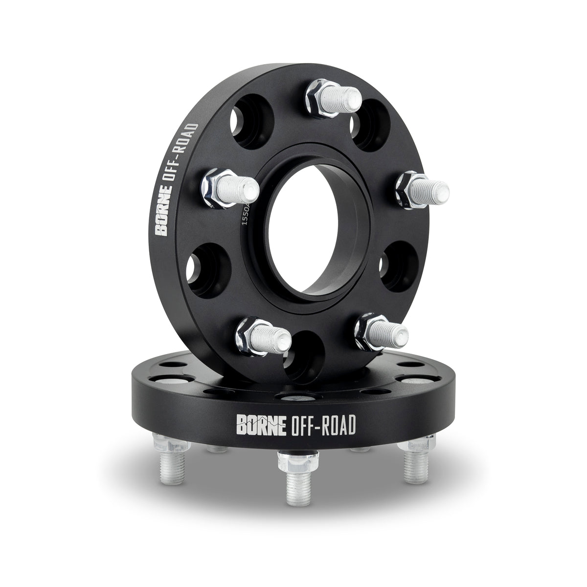 Borne Off-Road Wheel Spacers - 5x127 - 71.6CB - 25 - 1/2 - Black