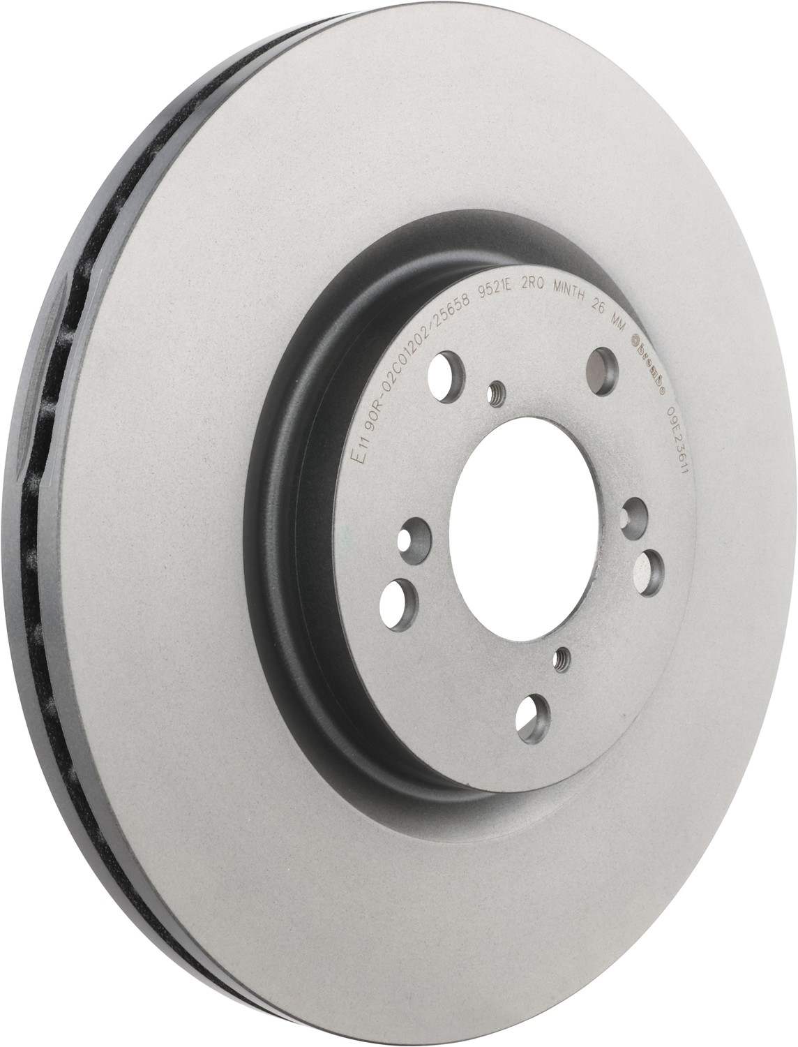 Brembo 08-09 Mitsubishi Lancer/07-09 Outlander Front UV Coated Rotor