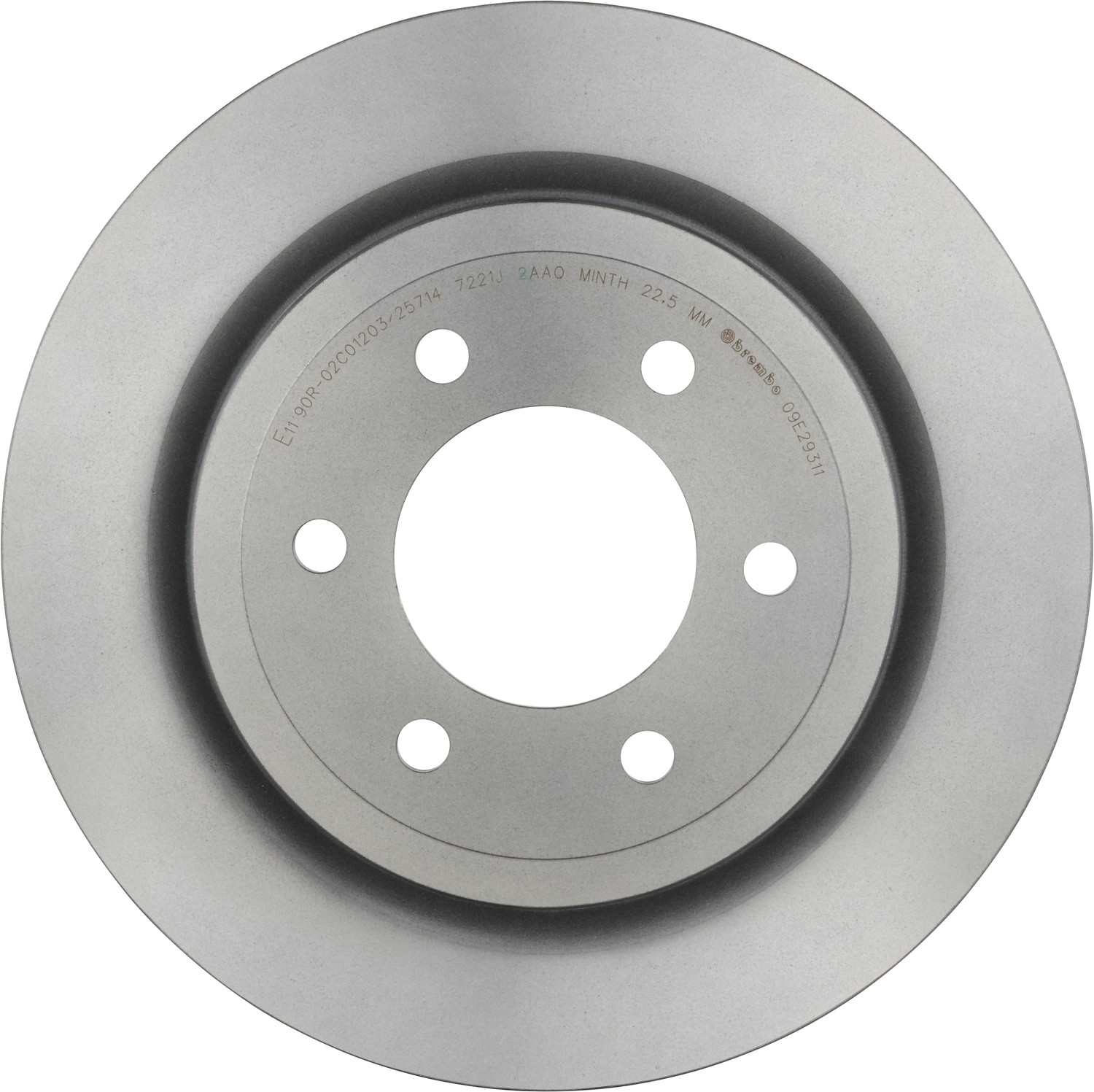 Brembo 08-21 Lexus LX570/Toyota Land Cruiser/08-22 Sequoia/07-21 Tundra Rear UV Coated Rotor
